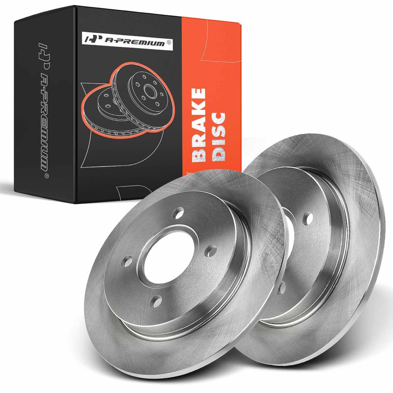 Rear Disc Brake Rotors for Ford Focus 2001-2007 Fiesta 2014-2019