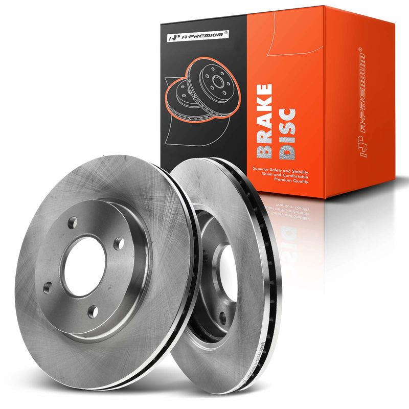 Front Disc Brake Rotors for Ford Focus 2000-2004 Excluding SVT