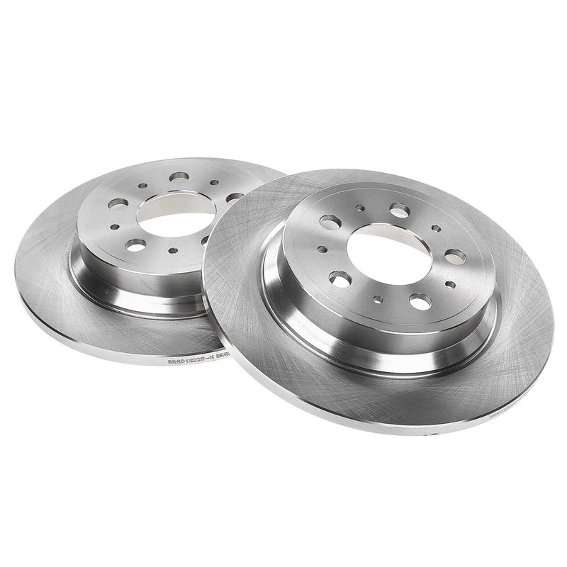 Rear Disc Brake Rotors & Ceramic Brake Pads for Volvo XC70 2003-2007 S60 S80 V70
