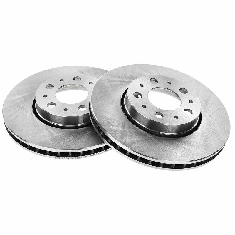 Front Disc Brake Rotors & Ceramic Brake Pads for Volvo S60 01-09 S80 V70 XC70