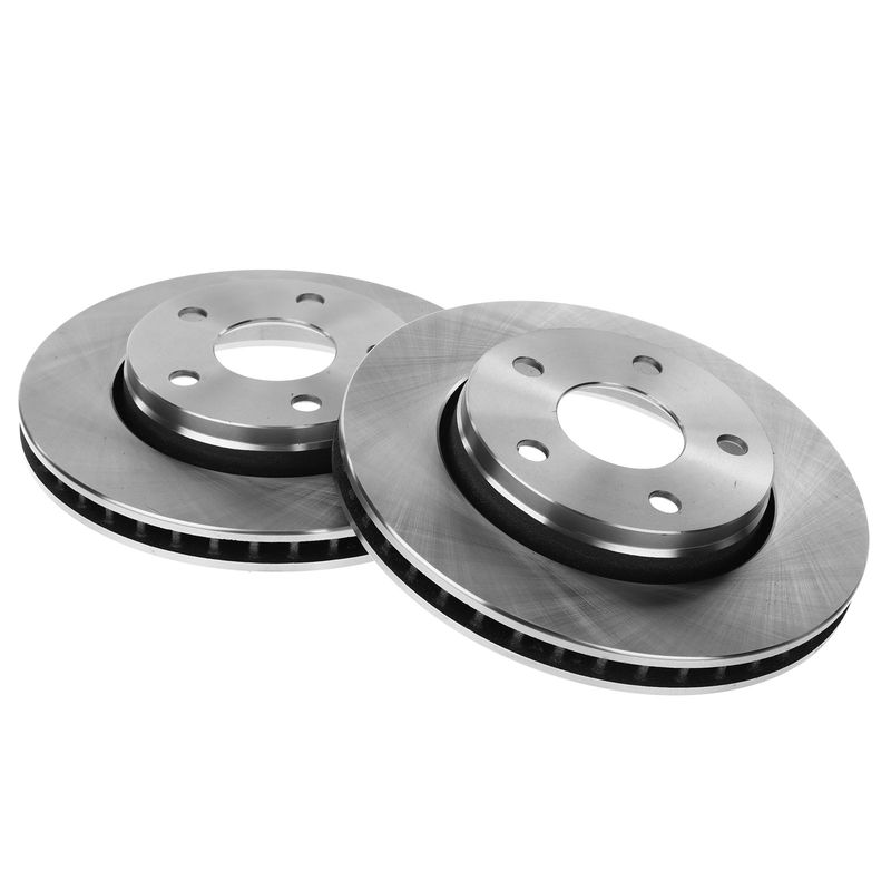 Front Disc Brake Rotors & Ceramic Brake Pads for Jeep Wrangler 2007-2017