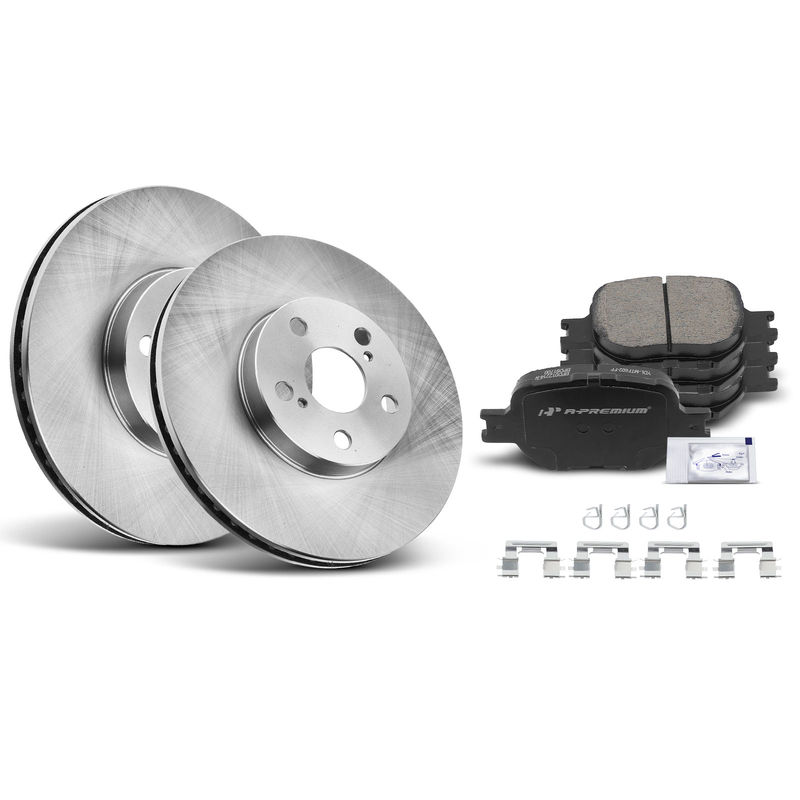 Rear Disc Brake Rotors & Ceramic Brake Pads for Toyota 4Runner 2003-2009 Lexus