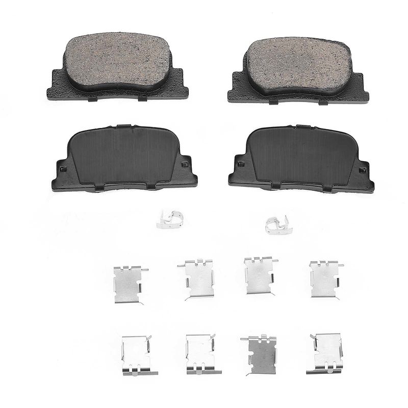 Rear Disc Brake Rotors & Ceramic Brake Pads for Toyota Camry Lexus ES300 00-01