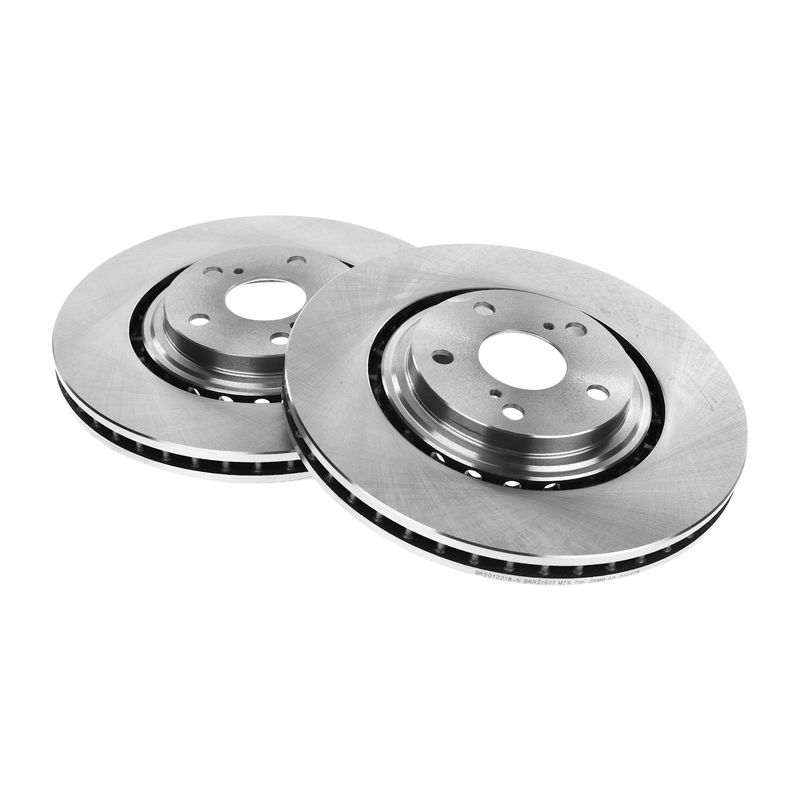 Front Disc Brake Rotors & Ceramic Brake Pads for Toyota Highlander Lexus NX200t