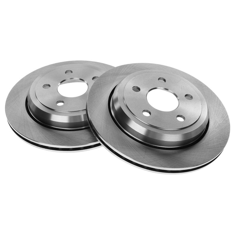 Rear Disc Brake Rotors & Ceramic Brake Pads for Dodge Durango Jeep 11-17