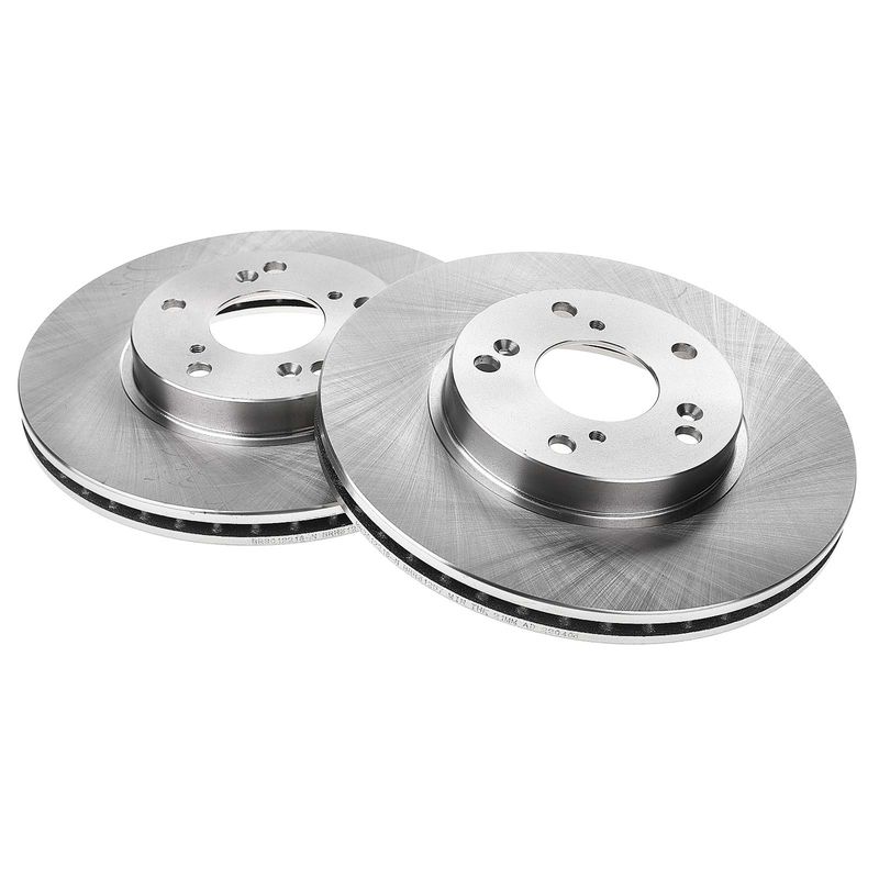 Front Disc Brake Rotors & Ceramic Brake Pads for Honda Accord 03-07 CSX Civic