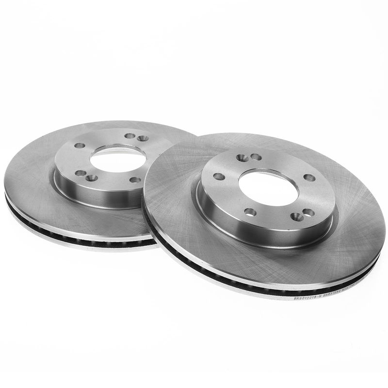 Front & Rear Disc Brake Rotors & Ceramic Brake Pads for Hyundai Elantra Kia