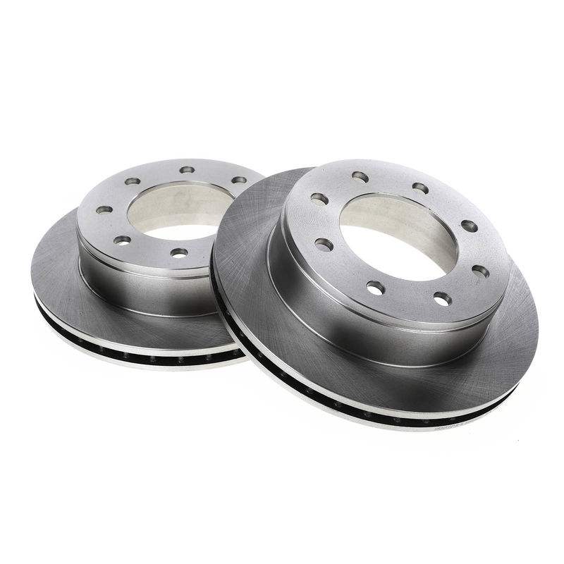 Front & Rear Disc Brake Rotors & Ceramic Brake Pads for GMC Sierra 1500 HD