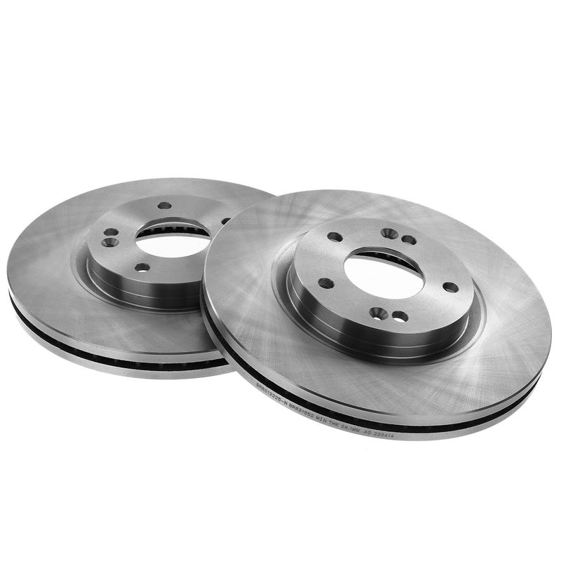 Front & Rear Disc Brake Rotors & Ceramic Brake Pads for Hyundai Santa Fe Kia