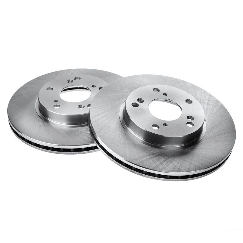 Front & Rear Disc Brake Rotors & Ceramic Brake Pads for Honda Element 03-11 2.4L