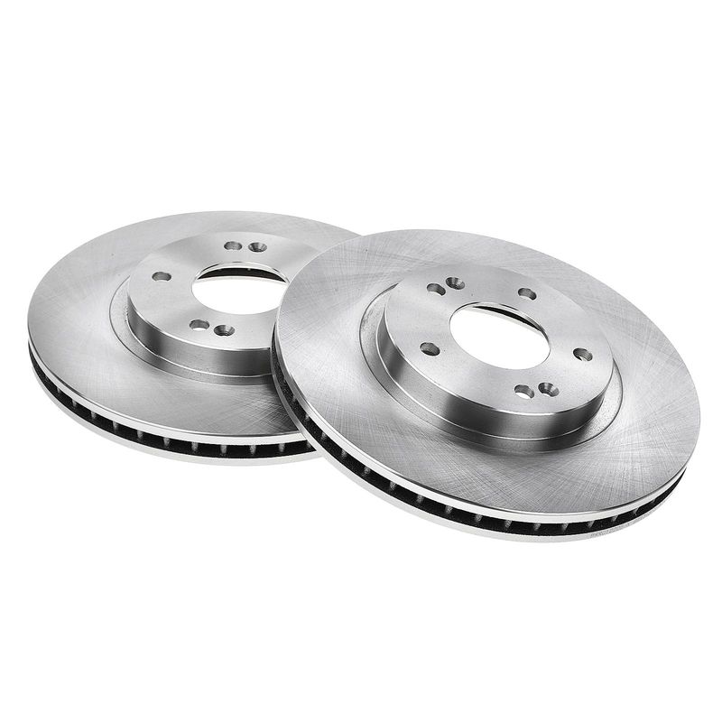 Front & Rear Disc Brake Rotors & Ceramic Brake Pads for Hyundai Tucson Kia 4WD