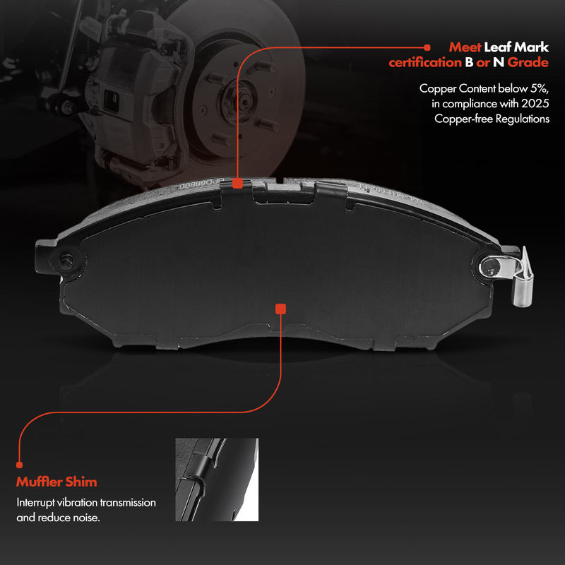 Front Disc Brake Rotors & Ceramic Brake Pads for INFINITI EX35 G25 Nissan 350Z