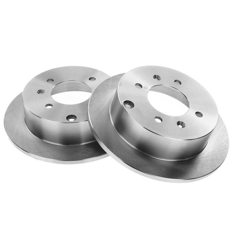 Front & Rear Disc Brake Rotors & Ceramic Brake Pads for Hyundai Santa Fe 01-06