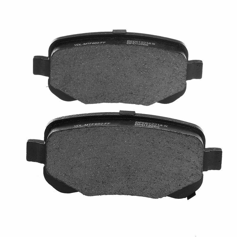 Rear Disc Brake Rotors & Ceramic Brake Pads for Chrysler Town & Country Ram