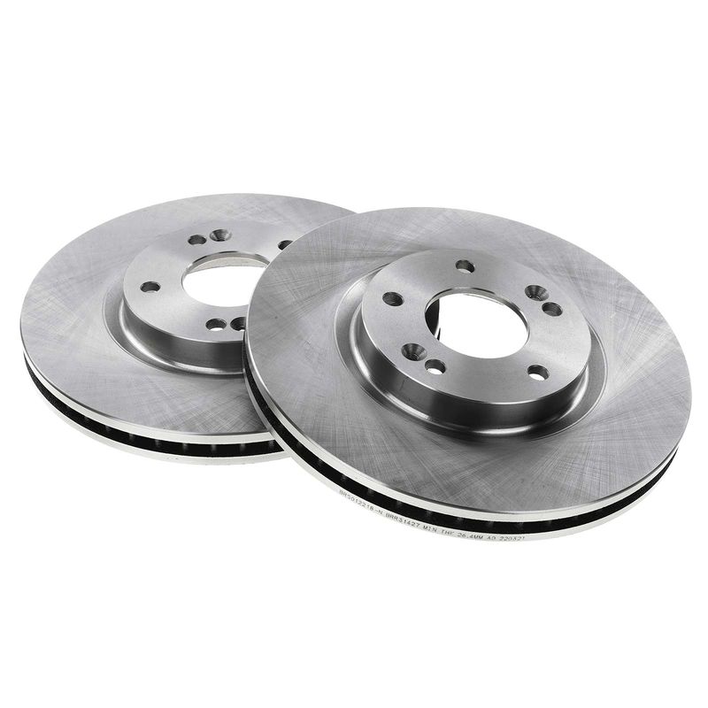 Front Disc Brake Rotors & Ceramic Brake Pads for Hyundai Sonata 2011-2015 Kia