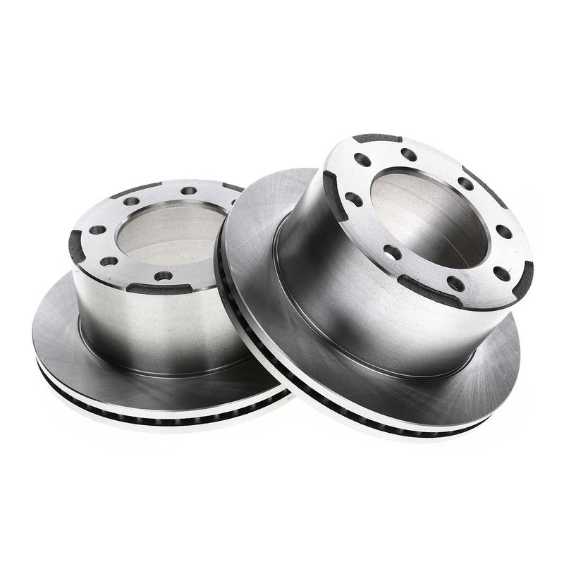 Front & Rear Disc Brake Rotors & Ceramic Brake Pads for Chevrolet Silverado 3500