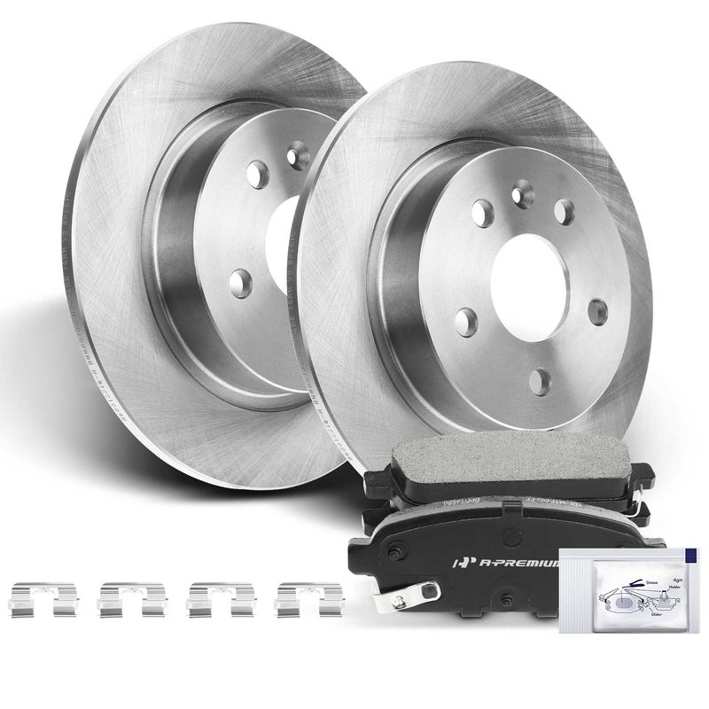 Rear Disc Brake Rotors & Ceramic Brake Pads for Chevrolet Cruze Sonic Buick