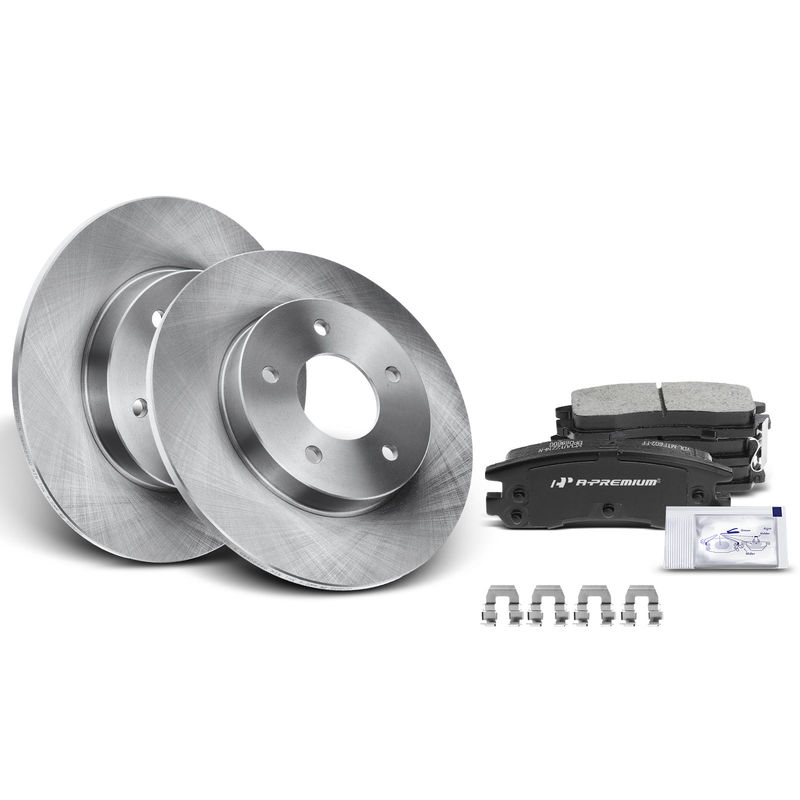 Rear Disc Brake Rotors & Ceramic Brake Pads for Buick Park Avenue Cadillac