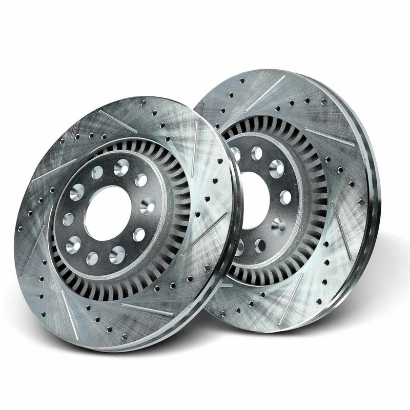 Front Drilled Brake Rotors for Ford Taurus Freestyle Five Hundred Mercury Sable