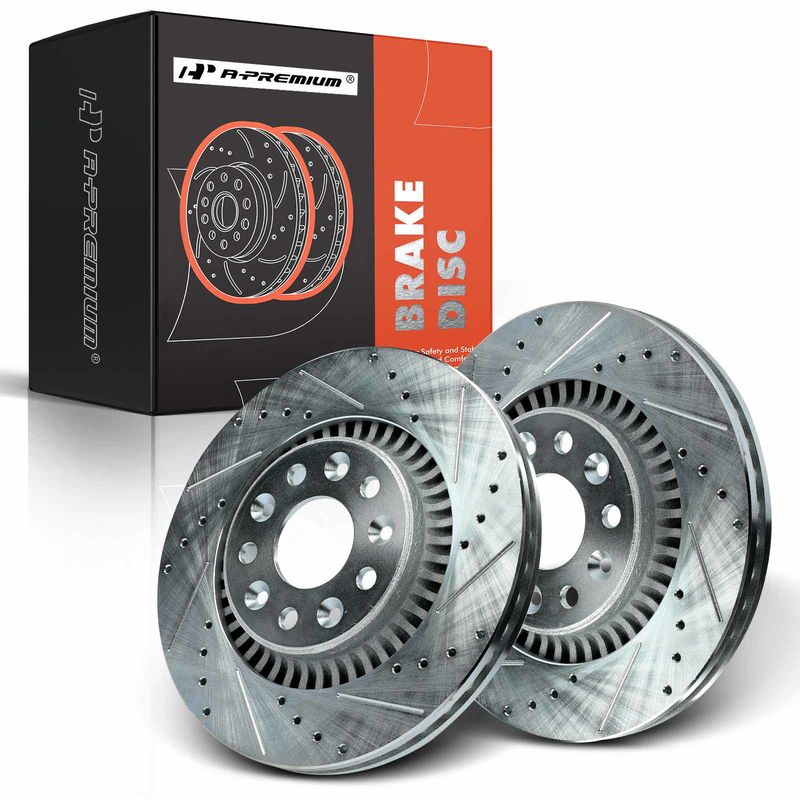 Front Drilled Brake Rotors for Ford Taurus Freestyle Five Hundred Mercury Sable