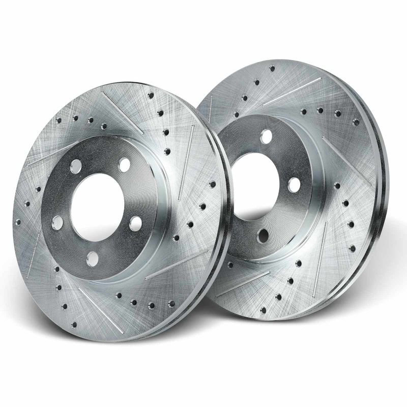 Front Drilled Brake Rotors for Ford Taurus 1994-2000 Windstar Mercury Lincoln