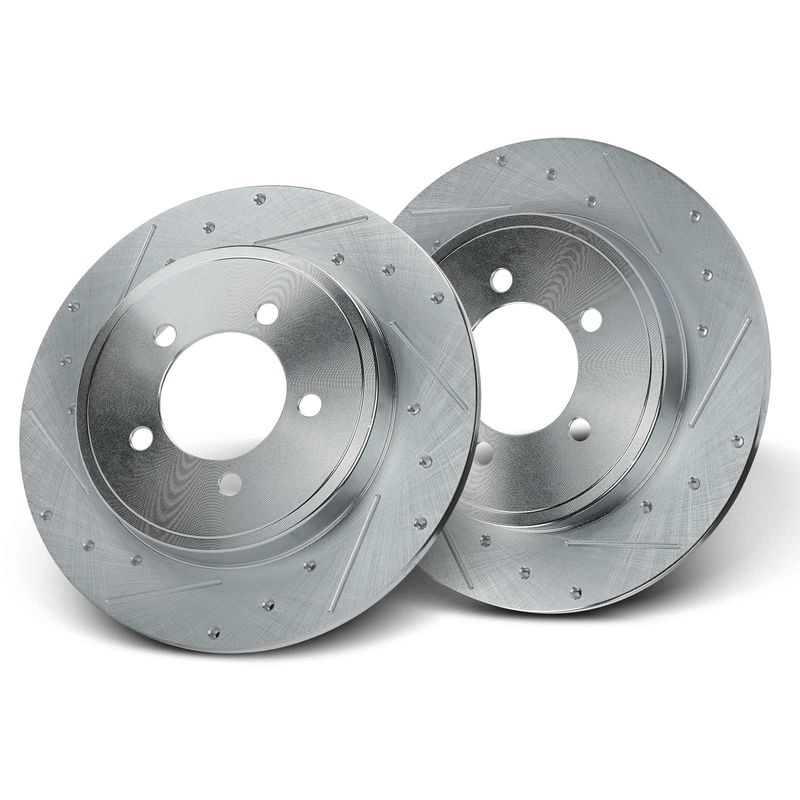 Rear Drilled Brake Rotors for Ford Explorer 2002-2010 Mercury Mountaineer