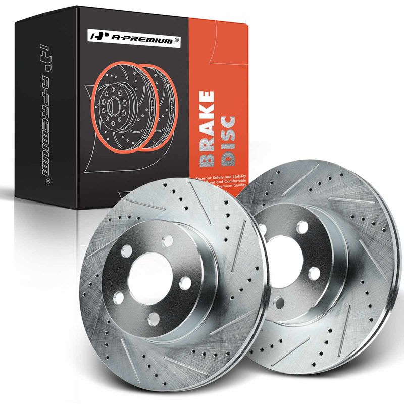 Front Drilled Brake Rotors for Ford Ranger 2003-2011 Explorer Sport Mazda B4000