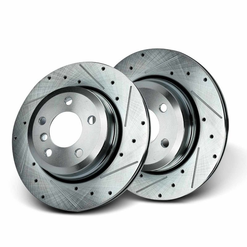 Rear Drilled Brake Rotors for BMW X3 2004-2011 L6 2.5L 3.0L