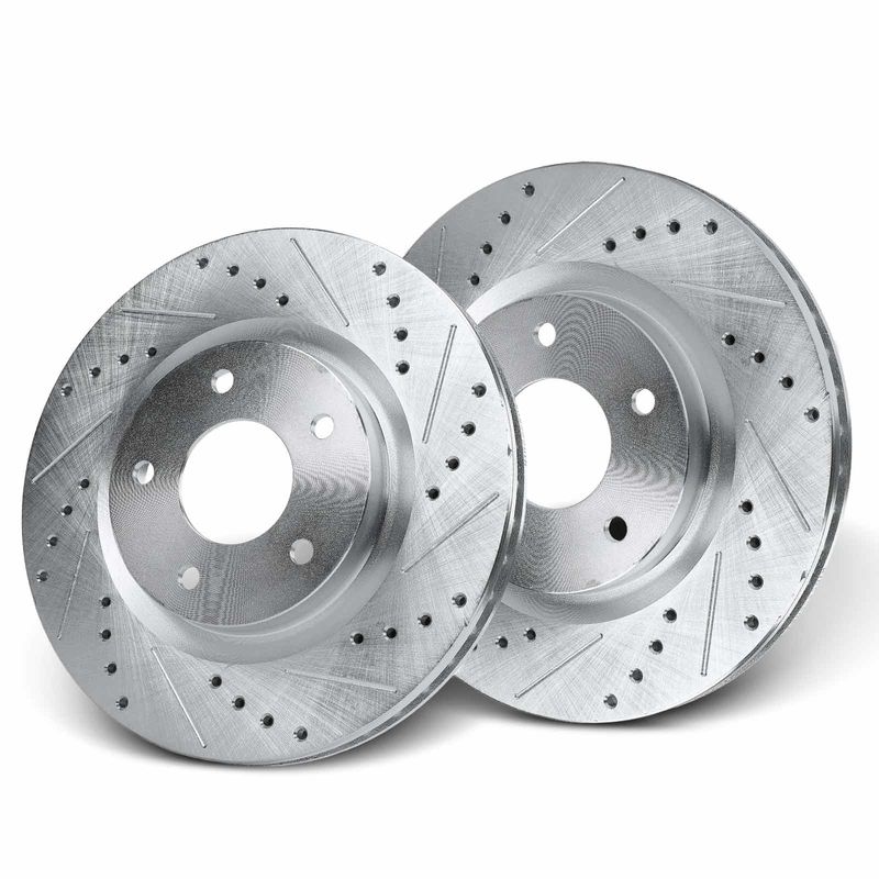 Front Drilled Brake Rotors for Nissan Juke 2011-2017 Sentra 2017-2019
