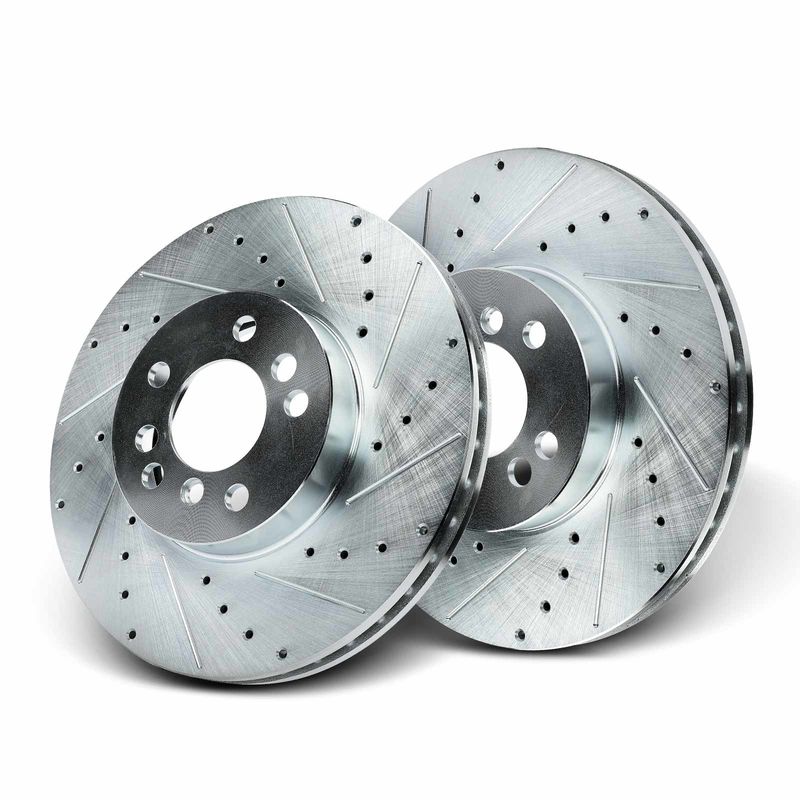 Front Drilled Brake Rotors for BMW E53 X5 2000-2006 3.0L 4.4L