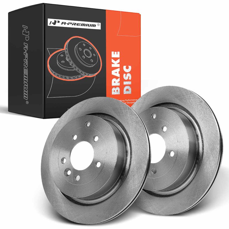 Rear Disc Brake Rotors for Land Rover LR3 2005-2009 LR4 Range Rover Sport