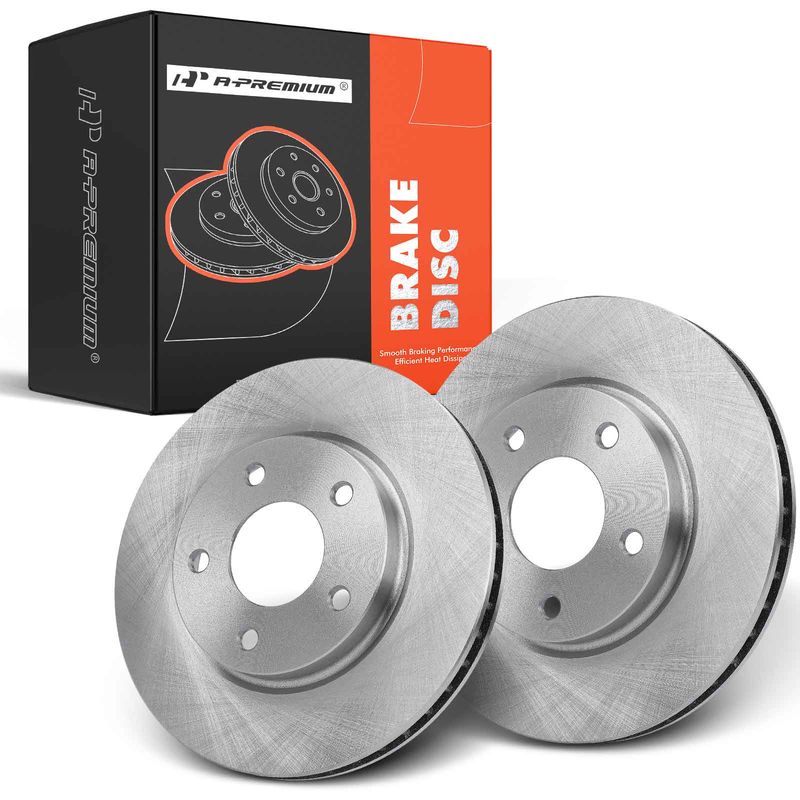 Front Disc Brake Rotors for Dodge Caliber 2007-2012 Mitsubishi Lancer 2008-2017