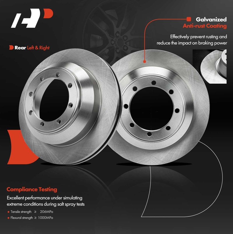 Rear Disc Brake Rotors for Ford E-350 Super Duty 2008-2019 2021