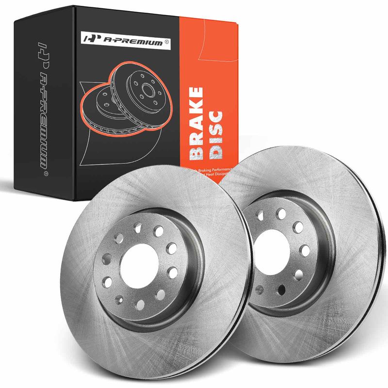 Front Disc Brake Rotors for Volkswagen Jetta 2005-2018 Passat Beetle Audi A3
