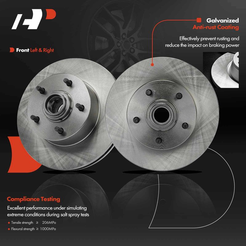 Front Disc Brake Rotors for Chevrolet Camaro Pontiac Grand Prix Buick Oldsmobile