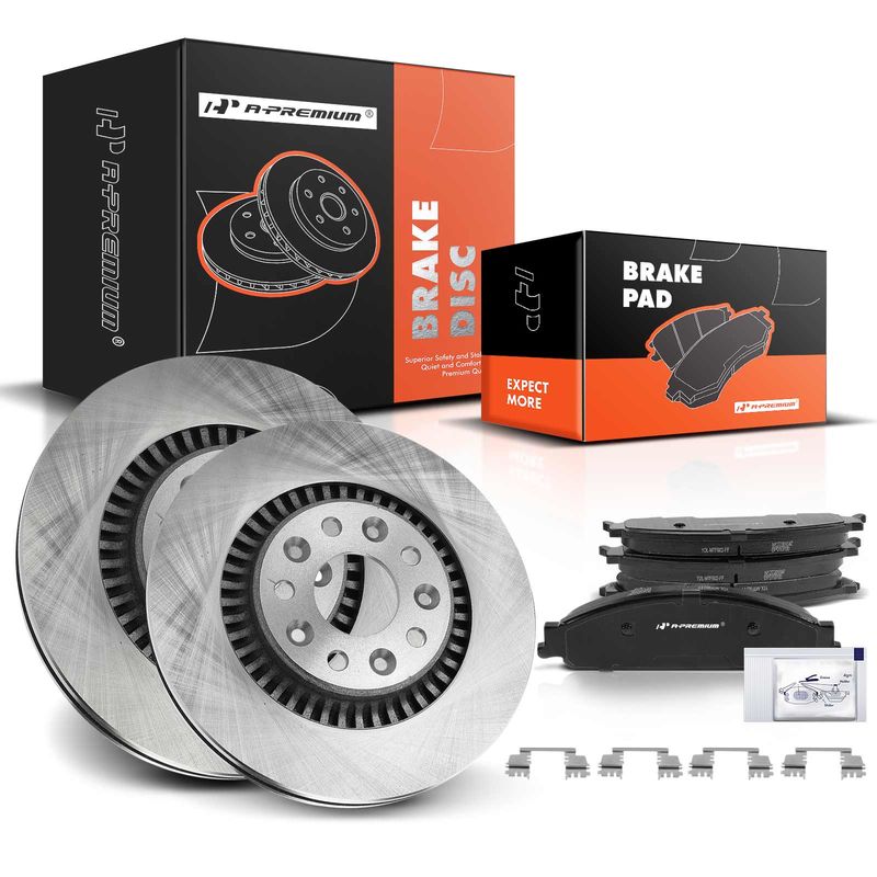 Front Disc Brake Rotors & Ceramic Brake Pads for Ford Taurus Freestyle Mercury