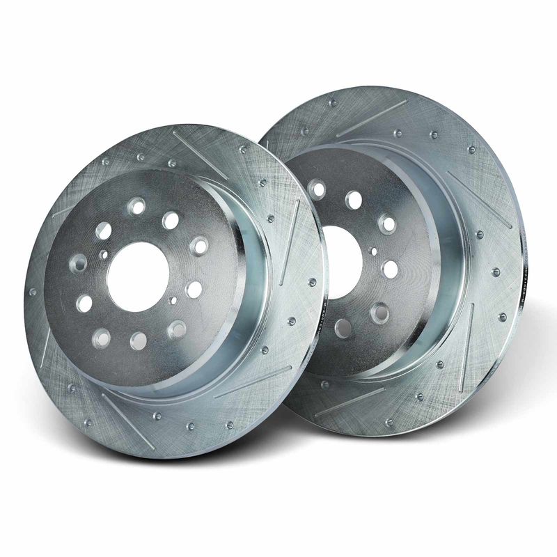 Rear Drilled Brake Rotors for Lexus GS300 1998-2005 IS300 2001-2005