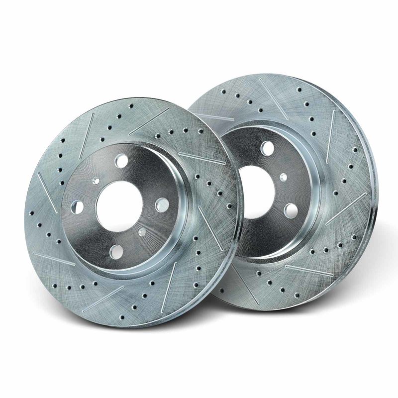 Front Drilled Brake Rotors for Scion xA xB 2004-2006 L4 1.5L 255mm