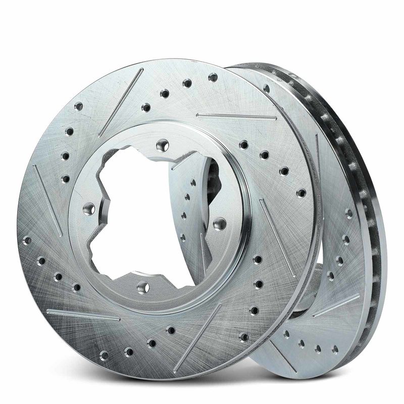 Rear Drilled Brake Rotors for Honda Accord 1990-1997 Acura CL 1997 2.2L