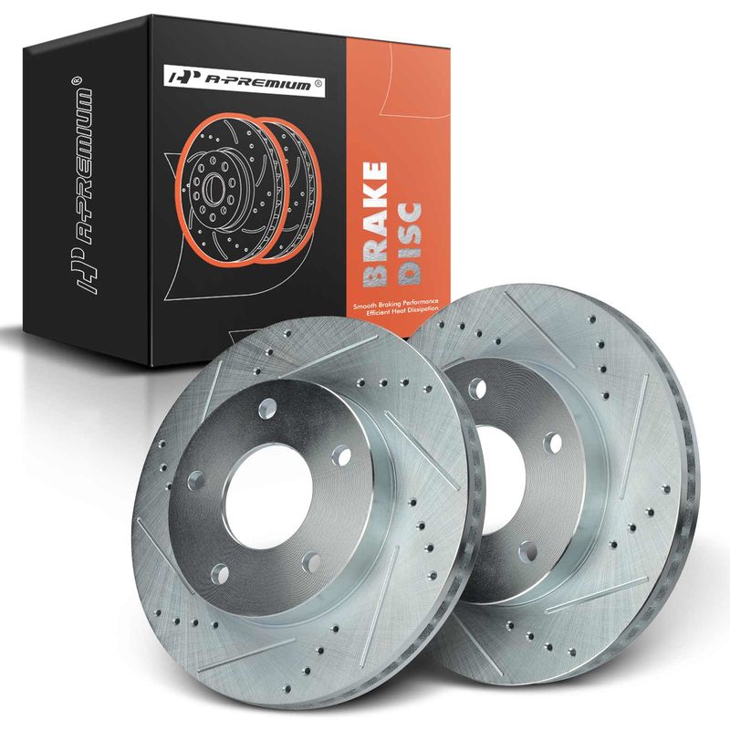 Front Drilled Brake Rotors for Chevrolet Blazer S10 Biuck Cadillac GMC Oldsmobile