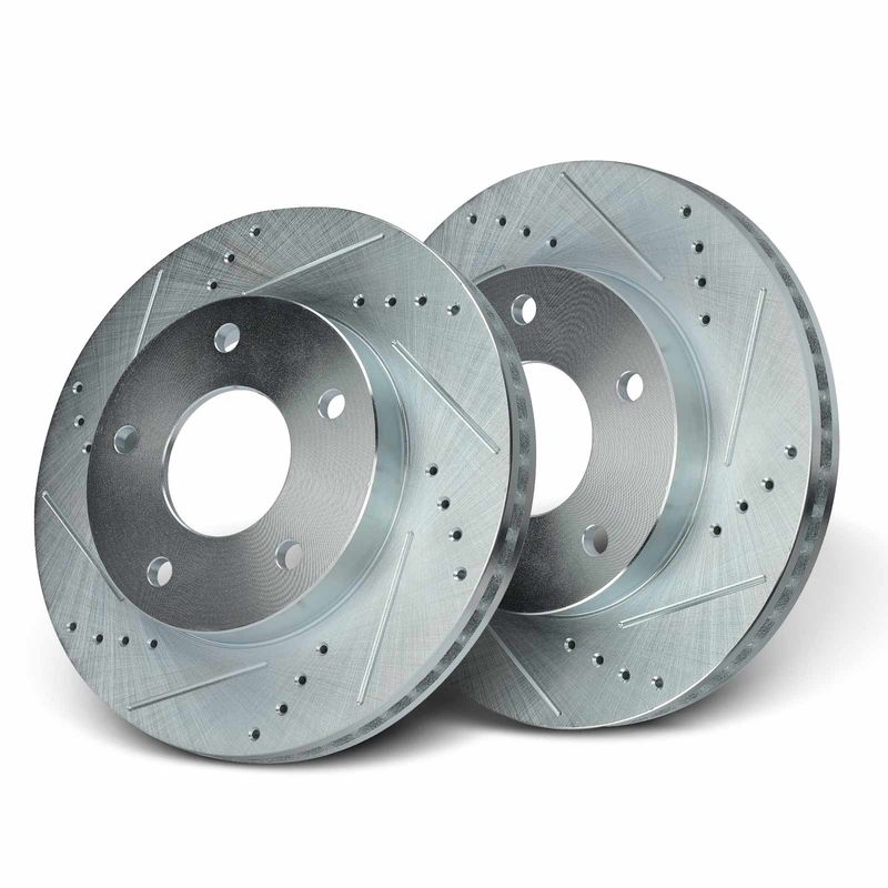 Front Drilled Brake Rotors for Chevrolet Blazer S10 Biuck Cadillac GMC Oldsmobile