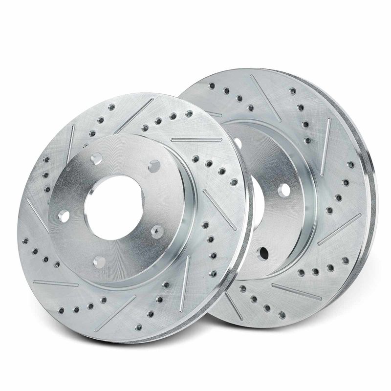 Front Drilled Disc Brake Rotors for Chevy Blazer S10 GMC Jimmy  Sonoma Isuzu Olds