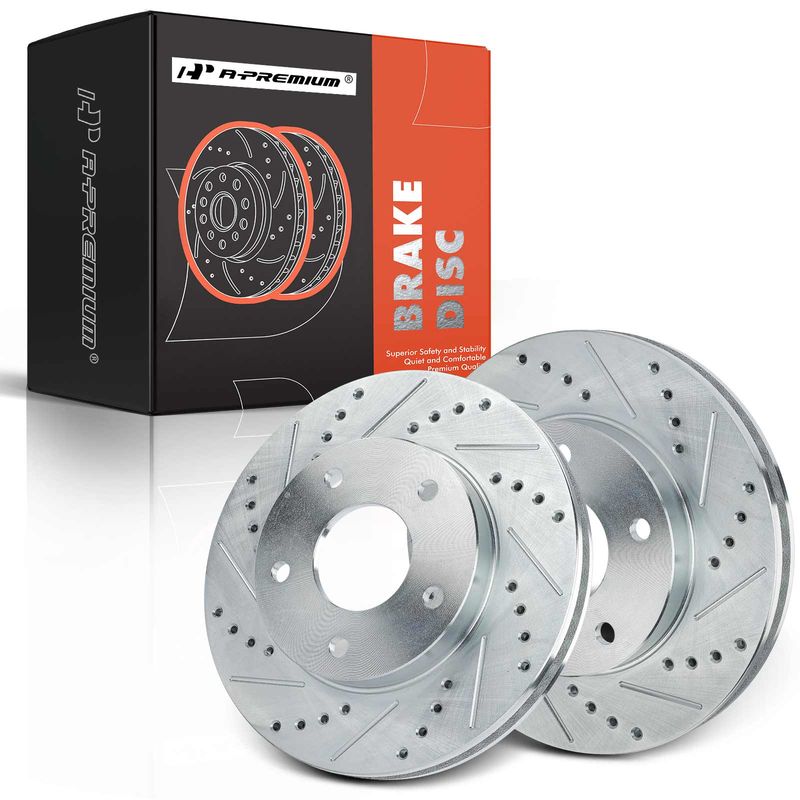 Front Drilled Disc Brake Rotors for Chevy Blazer S10 GMC Jimmy  Sonoma Isuzu Olds