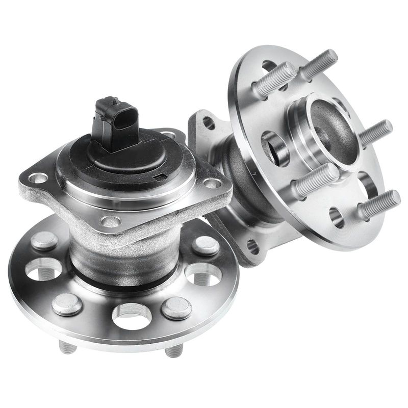 2x Rear Wheel Bearing & Hub Assembly with ABS Sensor for Toyota Sienna 1998-2003 3.0L