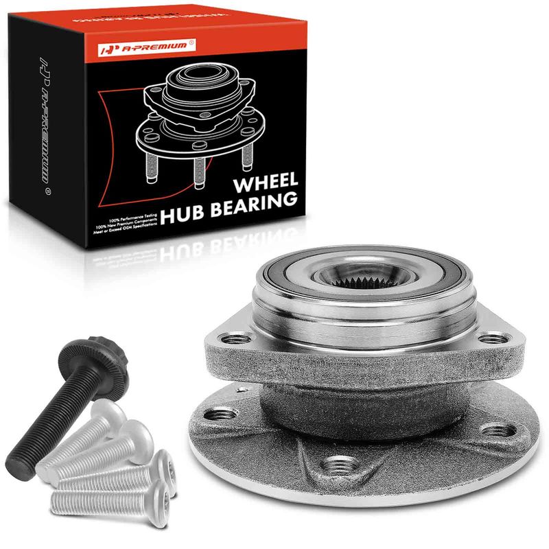 Driver or Passenger Wheel Bearing & Hub Assembly for Audi A3 Q3 S3 Volkswagen Jetta Golf