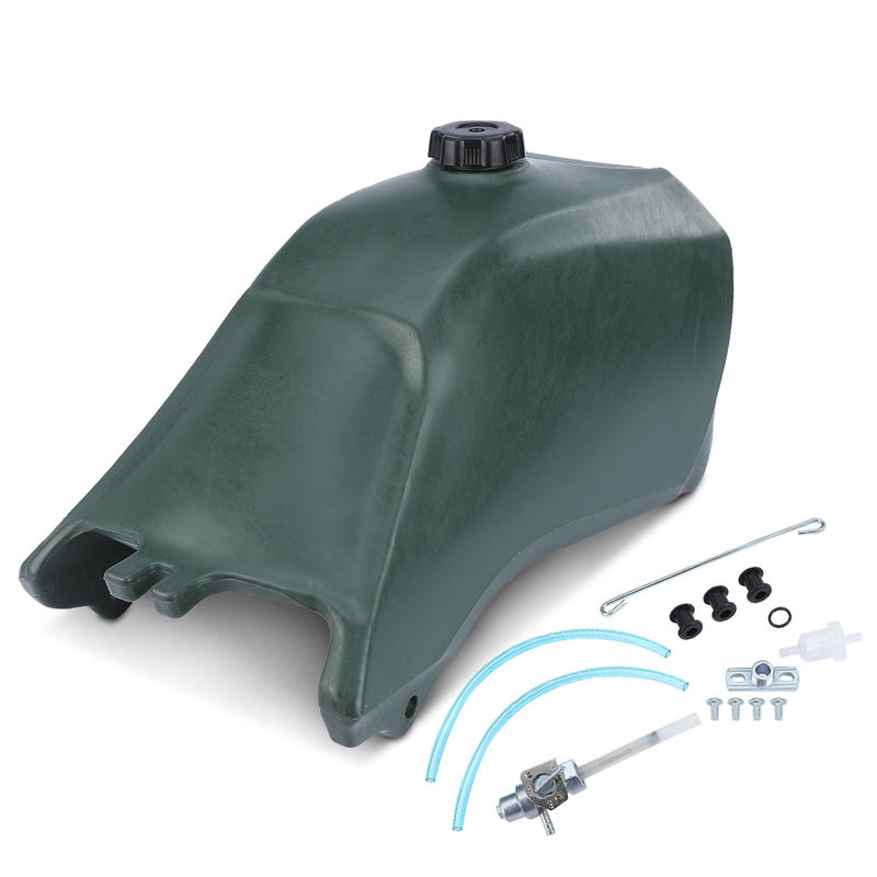 Green Fuel Tank with Cap & Fuel Petcock for Honda FourTrax 300 1993-2000