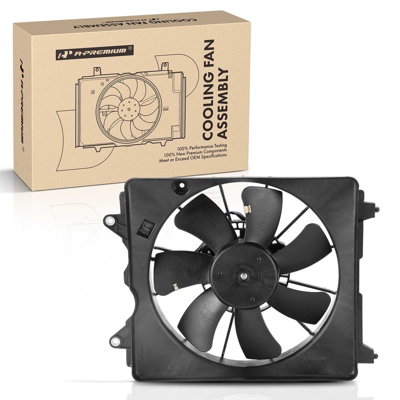Engine Radiator Cooling Fan Assembly with Motor for Honda Civic 2006-2011 1.3L