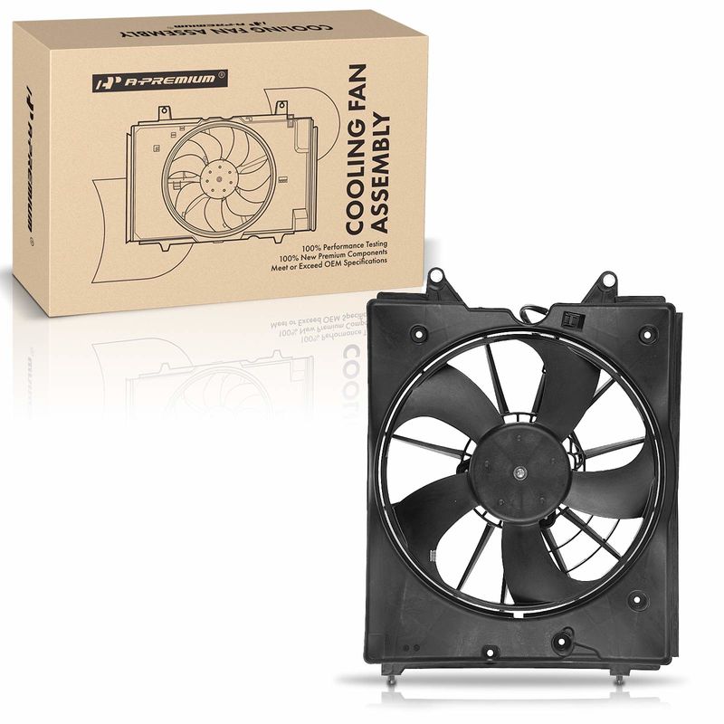 Left Engine Radiator Cooling Fan Assembly for Honda Odyssey 2018-2023 V6 3.5L