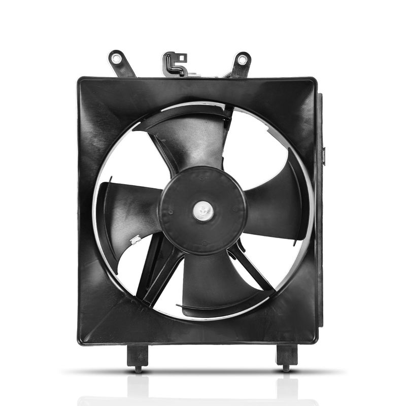 Engine Radiator Cooling Fan Assembly with 4 Blade for Honda Civic 2001-2005 1.7L