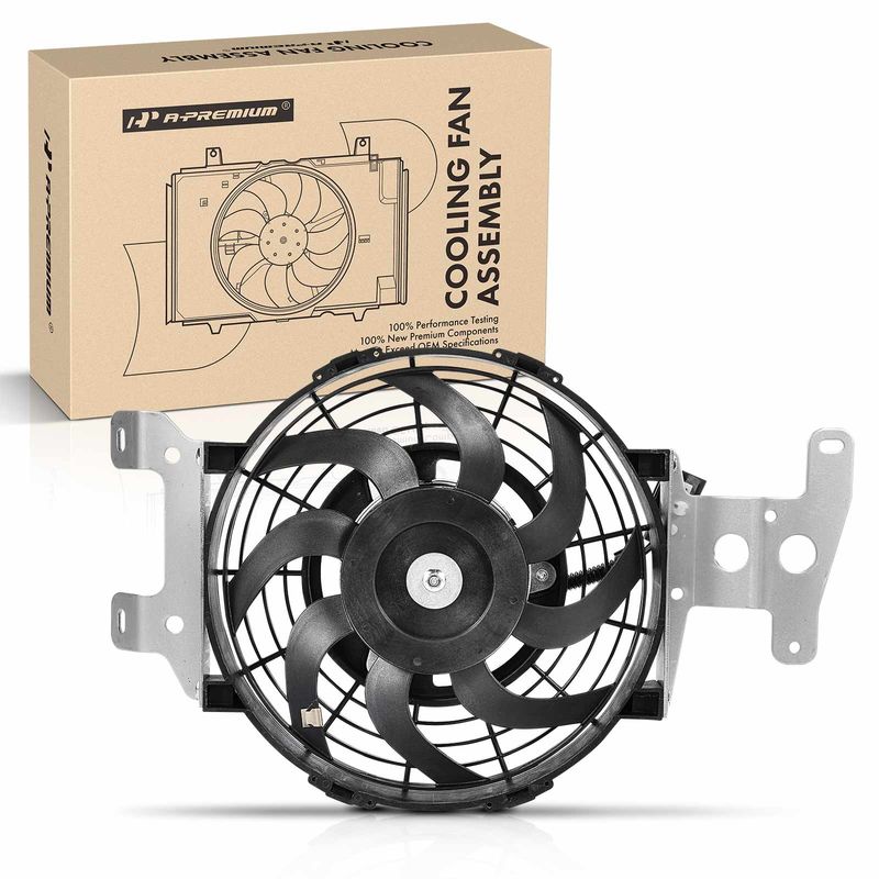 Engine Radiator Cooling Fan Assembly with Shroud for Ford Explorer Mercury 02-10